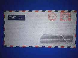 HELVETIA, Enveloppe D'air Diffusée Avec Affranchissement Mécanique. Année 1989. - Used Stamps