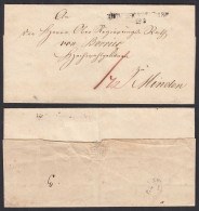 Ca.1825 Umschlag PREUSS: OLDENDORF L2 Nach MINDEN   (32090 - Autres & Non Classés