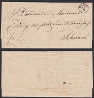 1844 Post Insinuations Dokument Von MEWE K1 Schlesien Nach SCHOENEICH    (32101 - Autres & Non Classés