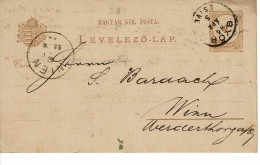 ROYAUME DE HONGRIE   Entier Postal Timbre Type N°13 - Cartas & Documentos