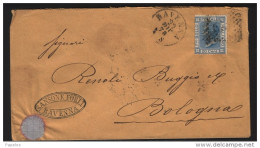 1878  LETTERA CON ANNULLO RAVENNA - Storia Postale
