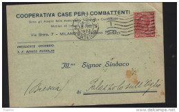 1923  CARTOLINA CON ANNULLO MILANO - Poststempel