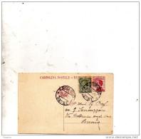 1923  CARTOLINA  CON ANNULLO LEGNAGO    VERONA - Entero Postal