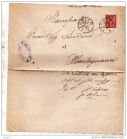 1885  LETTERA CON ANNULLO LEGNAGO VERONA - Poststempel