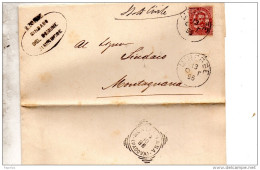 1896  LETTERA CON ANNULLO MINERBE  VERONA - Marcophilia