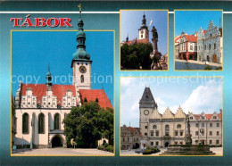 73633648 Tabor Czechia Kirche Rathaus Zizka Platz  - Tchéquie