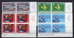 T3464 - SUISSE SWITZERLAND Yv N°621/24 ** Bloc - Unused Stamps