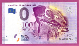 0-Euro TUAL 2019-1 AMASYA - 22 HAZIRAN 1919 - Essais Privés / Non-officiels