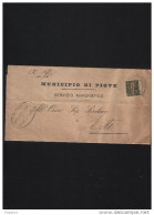 1896  LETTERA CON ANNULLO PIOVE DI SACCO PADOVA - Poststempel