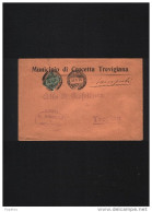 1924  LETTERA   CON ANNULLO CROCETTA TREVIGIANA TREVISO - Marcophilie