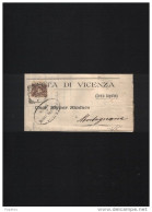 1898  LETTERA CON ANNULLO  VICENZA - Marcofilie