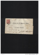 1874  LETTERA CON ANNULLO  SALERNO - Marcofilie