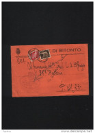 1944 LETTERA  CON ANNULLO  BITONTO  BARI - Marcophilie