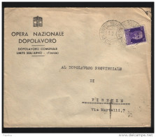 1940  LETTERA  CON ANNULLO LIMITE SULL'ARNO FIRENZE - Poststempel