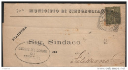 1899  LETTERA CON ANNULLO  SENIGALLIA ANCONA - Marcofilía