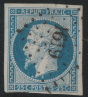 FRANCE - N°10  B Signé Calves. Cote : 45€. Net 15€ - 1853-1860 Napoleone III