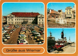 73633500 Rostock Mecklenburg-Vorpommern Marktplatz Mit Rathaus Wasserspiel Kraem - Rostock