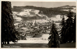 Oberstaufen, Allgäu, Im Winterkleid - Oberstaufen