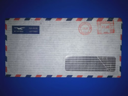 HELVETIA, Enveloppe D'air Diffusée Avec Affranchissement Mécanique. Année 1988. - Used Stamps