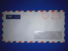 HELVETIA, Enveloppe D'air Diffusée Avec Affranchissement Mécanique. Année 1988. - Used Stamps