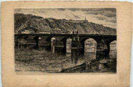 Trier, Römerbrücke Und Mariensäule - Trier