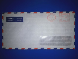 HELVETIA, Enveloppe D'air Diffusée Avec Affranchissement Mécanique. Année 1988. - Used Stamps