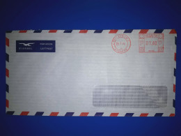 HELVETIA, Enveloppe D'air Diffusée Avec Affranchissement Mécanique. Année 1988. - Used Stamps