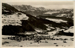 Oberstaufen, Allgäu Wintersportplatz Mit Blick A.d. Vorarlberger Hochge - Oberstaufen