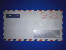 HELVETIA, Enveloppe D'air Diffusée Avec Affranchissement Mécanique. Année 1987. - Used Stamps