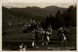 Oberstaufen, Allgäu. Steirertanz Des G.T.V. - Oberstaufen