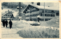 Gruss Aus Oberstaufen, Winter, Kirchplatz - Oberstaufen