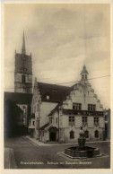 Friedrichshafen, Rathaus Mit Zeppelinbrunnen - Friedrichshafen