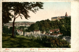 Gera, Blick Vom Weinberg Auf Schloss Und Stadt - Gera