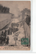 AY - Révolution En Champagne Avril 1911 - Une Barricade Dans Les Rues, Les Ets Geldermann En Feu - Très Bon état - Ay En Champagne