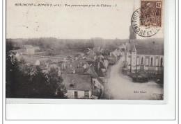 BEAUMONT LA RONCE - Vue Panoramique Prise Du Château 1 - Très Bon état - Beaumont-la-Ronce