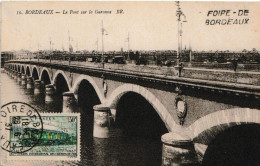 FRANCE - CARTE POSTALE BORDEAUX CACHET FOIRE DE BORDEAUX 1937 - Briefe U. Dokumente