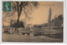 BESANCON : Le Doubs Et Le Pont De Bregille - CARTE TOILEE - Très Bon état - Besancon