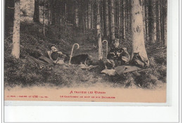 A TRAVERS LES VOSGES - Le Campement De Nuit De Nos Douaniers - Très Bon état - Sonstige & Ohne Zuordnung