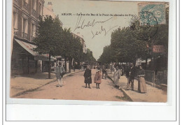 ABLON - La Rue Du Bac Et Le Pont De Chemin De Fer - Très Bon état - Ablon Sur Seine