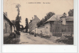 ACHEUX EN VIMEU - Rue Du Haut - Très Bon état - Otros & Sin Clasificación