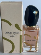 ARMANI  ** SI - EAU DE PARFUM INTENSE **  TRES BELLE MINIATURE DE COLLECTION - Profumeria Moderna (a Partire Dal 1961)