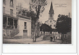 AMELIE LES BAINS - Eglise Et Rue Des Thermes - Très Bon état - Sonstige & Ohne Zuordnung