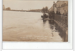 ANGERS - Inondations 1910 - Le Maine Au Pont Du Centre - Très Bon état - Angers
