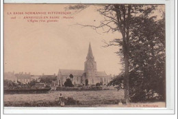 ANNEVILLE EN SAIRE - L'église - Très Bon état - Autres & Non Classés