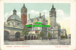 R589450 London. Imperial Institute. F. F. D. And D - Sonstige & Ohne Zuordnung