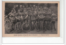 AUBERVILLIERS - CYCLISME - Cycle Routier Et Sportif Des 4-Chemins - L'équipe Cycliste -  Très Bon état - Aubervilliers