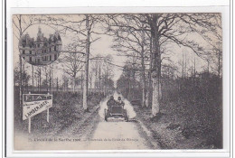 VIBRAYE : Traversé De La Foret De Vribraye, Circuit De La Sarthe 1906 - Tres Bon Etat - Vibraye