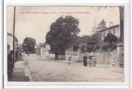 VILLEFRANCHE-D'ALBIGEOIS : Vue Centrale Et Le Jardin Pézous - Tres Bon Etat - Villefranche D'Albigeois