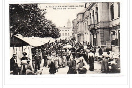 VILLEFRANCHE-sur-SAONE : Un Coin Du Marché - Tres Bon Etat - Villefranche-sur-Saone