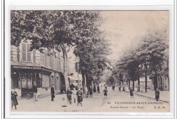 VILLENEUVE-saint-GEORGES : Avenue Carnot, La Poste - Tres Bon Etat - Villeneuve Saint Georges